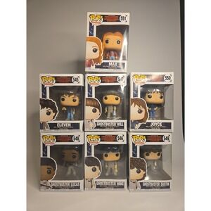 Funko Pop Stranger Things Ghostbusters Complete Set (7) Eleven Max Joyce 545–551